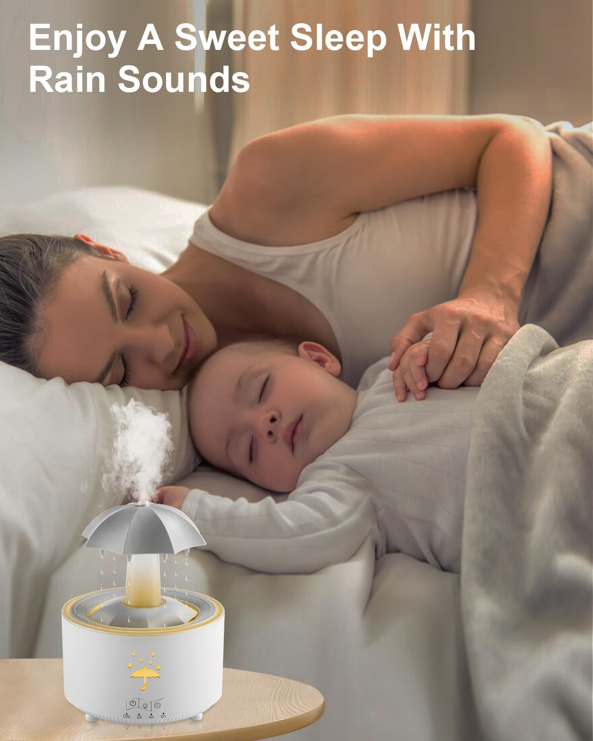 Water Drop Aroma Diffuser Umbrella Humidifier