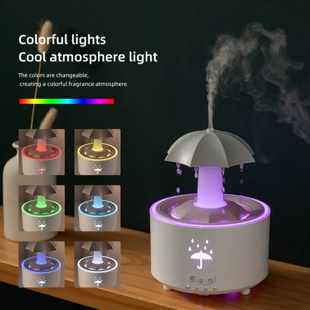 Water Drop Aroma Diffuser Umbrella Humidifier