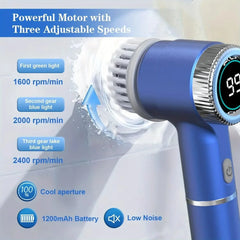 5 in-1-Electric Cleaning Brush Handheld Wireless Power Scrubber USB Charging